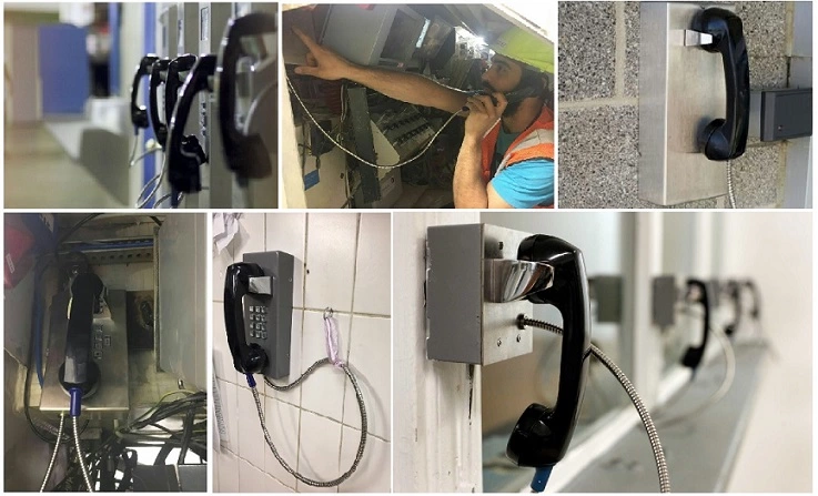 JR208-CB-IW Telefon od nehrđajućeg čelika Anti Vandal telefon JR208-CB-IW Stainless Steel Anti Vandal Handset Bank Telephone