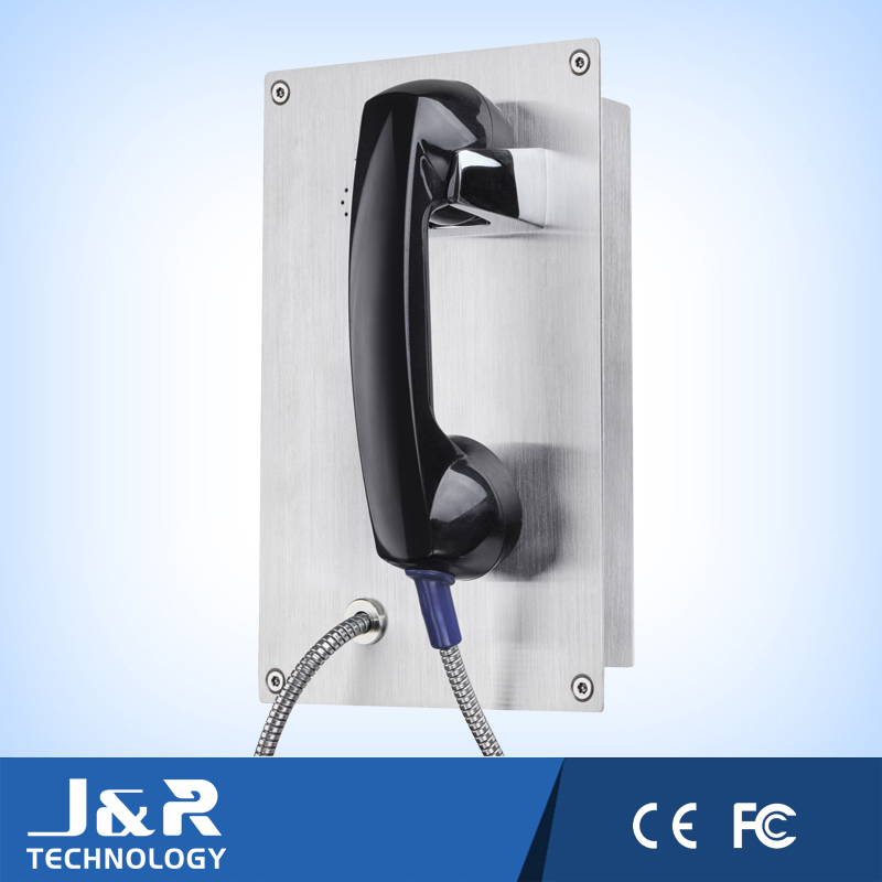 JR208-CB-IW Telefon od nehrđajućeg čelika Anti Vandal telefon JR208-CB-IW Stainless Steel Anti Vandal Handset Bank Telephone